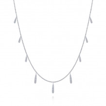 Gabriel & Co. 14k White Gold Lusso Diamond Necklace - NK5788W45JJ