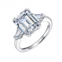 Lafonn Classic Three-Stone Engagement Ring - R0184CLP05