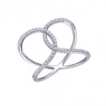 Lafonn Open Crisscross Ring - R0191CLP05