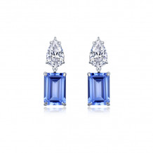 Lafonn Platinum Fancy Drop Earrings - E0524CTP00