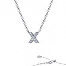 Lafonn Letter X Pendant Necklace - 9N104CLP20