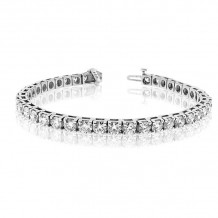 Louis Creations 14k White Gold Diamond Bracelet - BB4-300