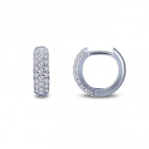 Lafonn 3-Row Huggie Hoop Earrings - E0199CLP00