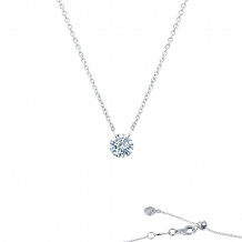 Lafonn Frameless Solitaire Necklace - N0089CLP18