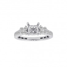 Roman & Jules 14k White Gold Semi-Mounts Engagement Ring - KR1718W