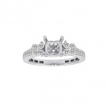 Roman & Jules 14k White Gold Semi-Mounts Engagement Ring - KR1718W