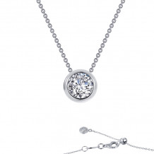 Lafonn Solitaire Slider Necklace - N0130CLP18