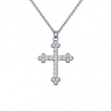 Lafonn 0.35 CTW Cross Necklace - 9N025CLP18