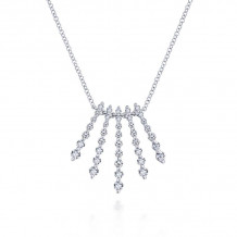 Gabriel & Co. 14k White Gold Kaslique Diamond Necklace - NK5833W45JJ