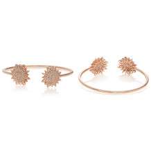 Roman & Jules 14k Rose Gold Bangles - GB2535-2