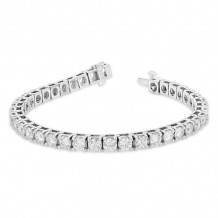 Louis Creations 14k White Gold Diamond Bracelet - BB410K