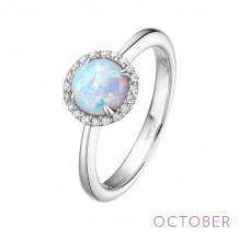 Lafonn October Birthstone Ring - BR001OPP05