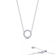 Lafonn 0.41 CTW Open Circle Necklace - N0186CLP20