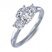 Lafonn Three-Stone Engagement Ring - 6R019CLP05