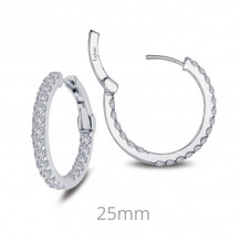 Lafonn 1.8 CTW Hoop Earrings - E3011CLP00