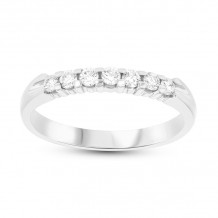 Louis Creations 14k White Gold Anniversary Wedding Band - CR212-025