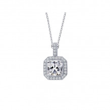 Lafonn 1.52 CTW Halo Pendant Necklace - P0017CLP18