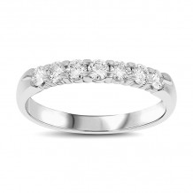 Louis Creations 14k White Gold Anniversary Wedding Band - CR212-050