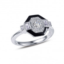 Lafonn Vintage Inspired Engagement Ring - R0283CBP05