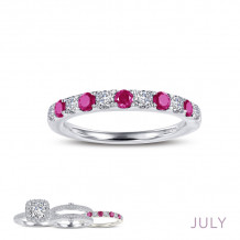 Lafonn July Birthstone Ring - BR004RBP05