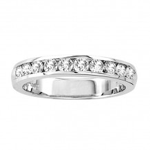 Louis Creations 14k White Gold Anniversary Wedding Band - RL656-050