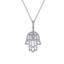 Lafonn Hamsa Pendant Necklace - 9P045CLP18