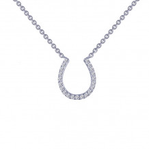 Lafonn 0.21 CTW Horseshoe Necklace - N0026CLP18