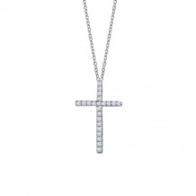 Lafonn 0.22 CTW Cross Necklace - P0072CLP18