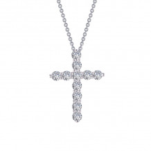 Lafonn 1.87 CTW Cross Necklace - P2014CLP18