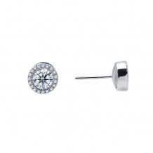 Lafonn 0.8 CTW Halo Stud Earrings - E2001CLP00