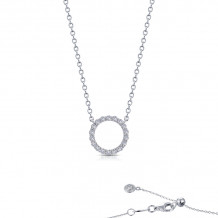 Lafonn 0.54 CTW Open Circle Necklace - N0187CLP20