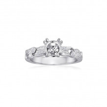 Roman & Jules 14k White Gold Straight Engagement Ring - 1043-1