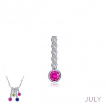 Lafonn July Birthstone Love Pendant - BP003RBP00