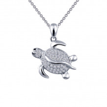 Lafonn Sea Turtle Pendant Necklace - P0154CLP18