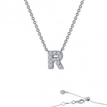 Lafonn Letter R Pendant Necklace - 9N098CLP20