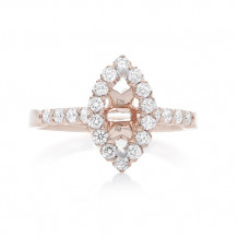 Roman & Jules 14k Two-Tone Diamond Engagement Ring - kr3605r