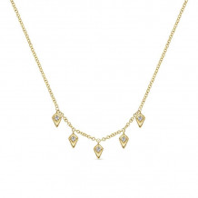 Gabriel & Co. 14k Yellow Gold Kaslique Diamond Necklace - NK5455Y45JJ