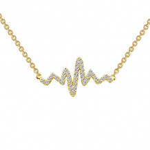 Lafonn 0.39 CTW Heartbeat Necklace - N0060CLG18