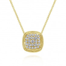 Gabriel & Co. 14k Yellow Gold Hampton Diamond Necklace - NK3139Y44JJ