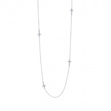 Lafonn Cross Station Necklace - N0166CLP36
