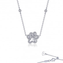 Lafonn Puffy Paw Print Necklace - LV006CLP20