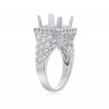 Roman & Jules 14k White Gold Intricate Diamond Engagement Ring - nr541-1 photo 2