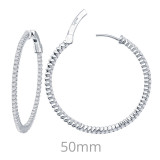 Lafonn 3.04 CTW Hoop Earrings - E3010CLP00 photo