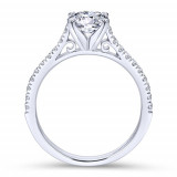 Gabriel & Co. 14k White Gold Contemporary Straight Engagement Ring - ER7224W44JJ photo 2