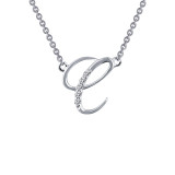 Lafonn Letter C Pendant Necklace - 9N067CLP18 photo