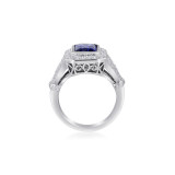 Roman & Jules 14k White Gold Sapphire Ring - 1116-3 photo 2