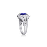 Roman & Jules 14k White Gold Sapphire Ring - 1116-3 photo 3