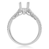 Roman & Jules 14k White Gold Split Shank Engagement Ring - KR2143W-IH photo 3