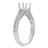 Roman & Jules 14k White Gold Split Shank Engagement Ring - KR2143W-IH photo 4