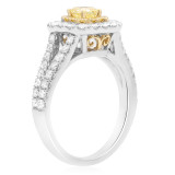 Roman & Jules Two Tone 18k Gold Diamond Ring - FR236WY-18K photo 2